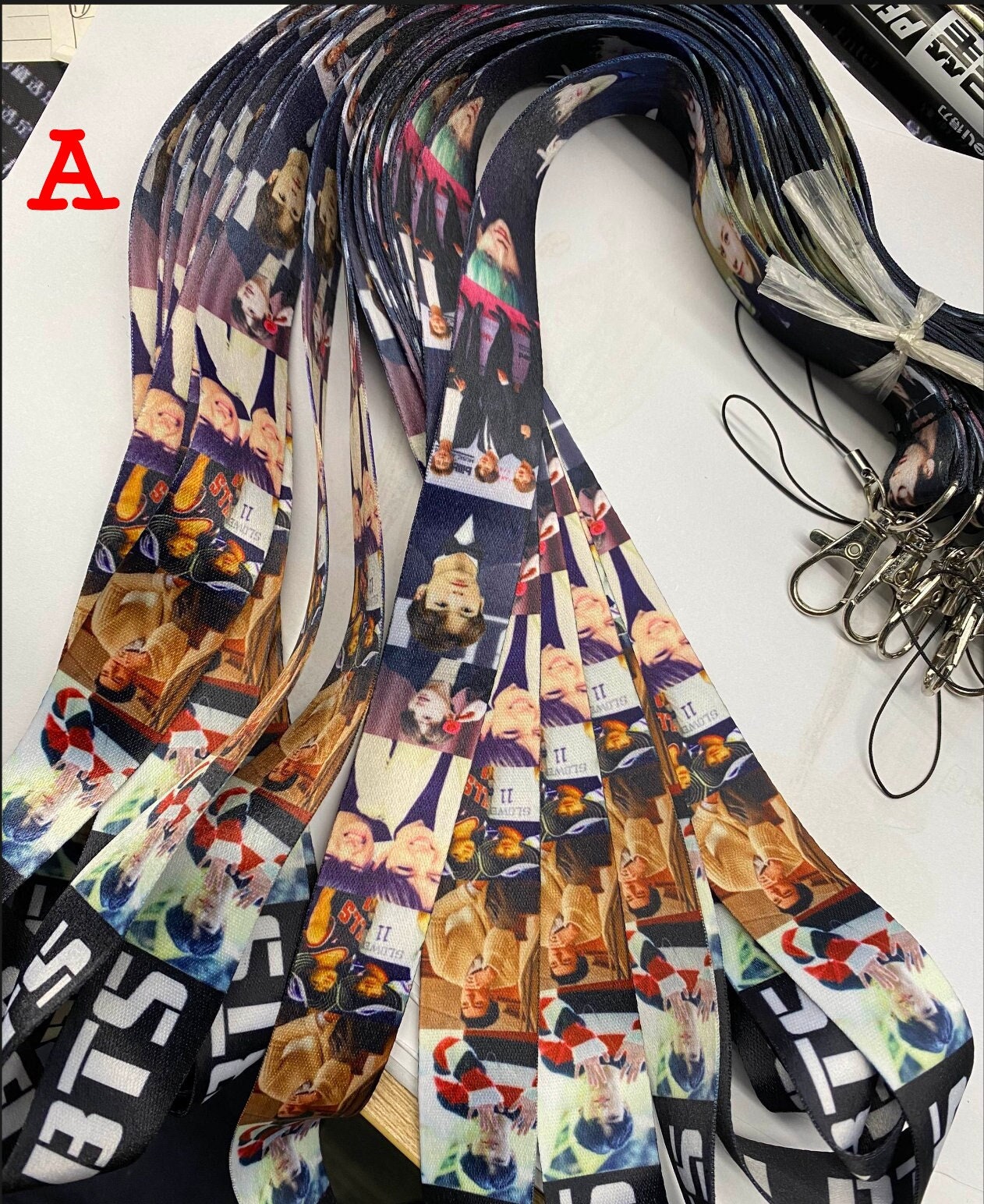 BTS neck lanyards (8 DIFFERENT DESIGNS)