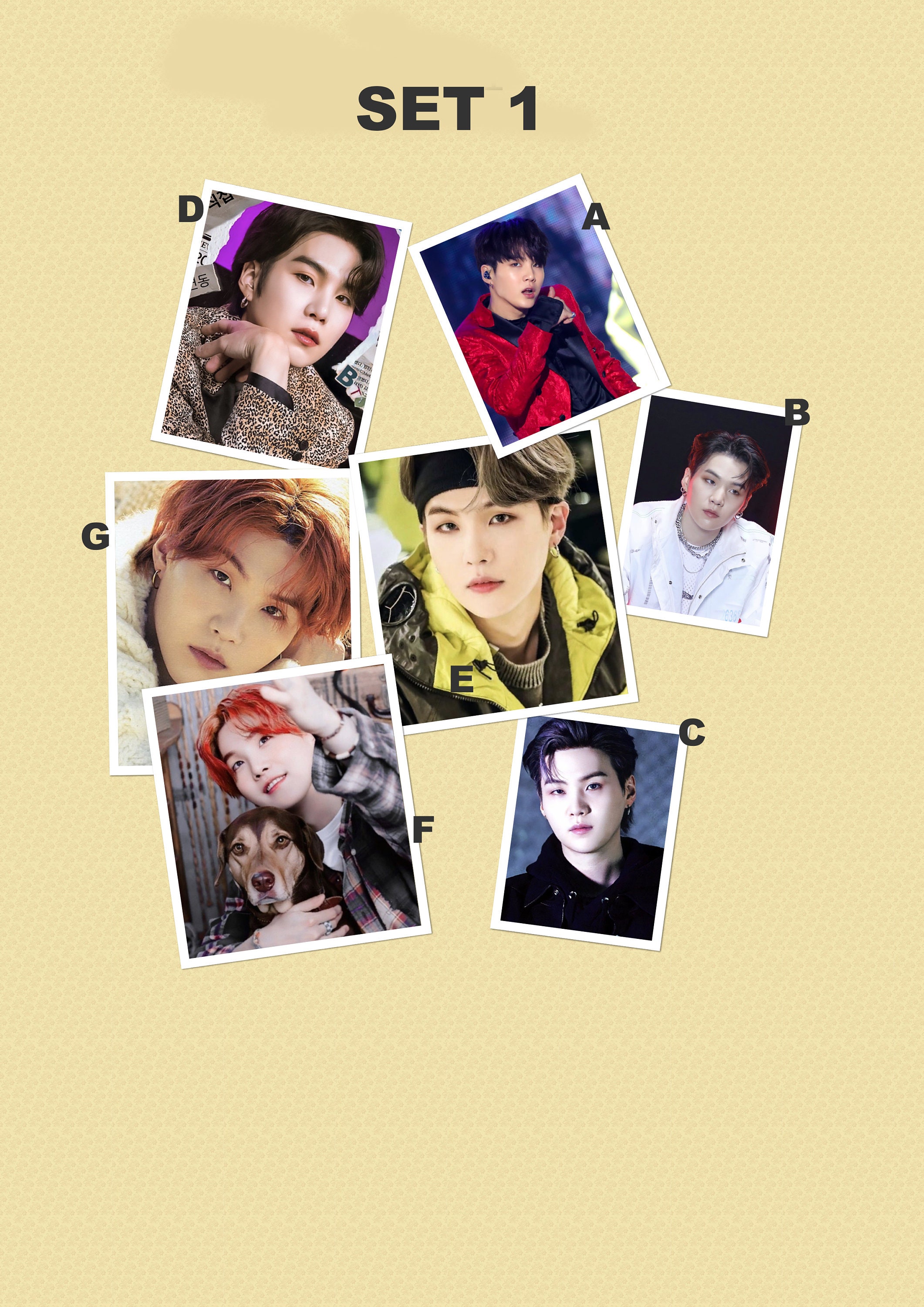 THE Abc's of BTS Suga Visuals - Etsy