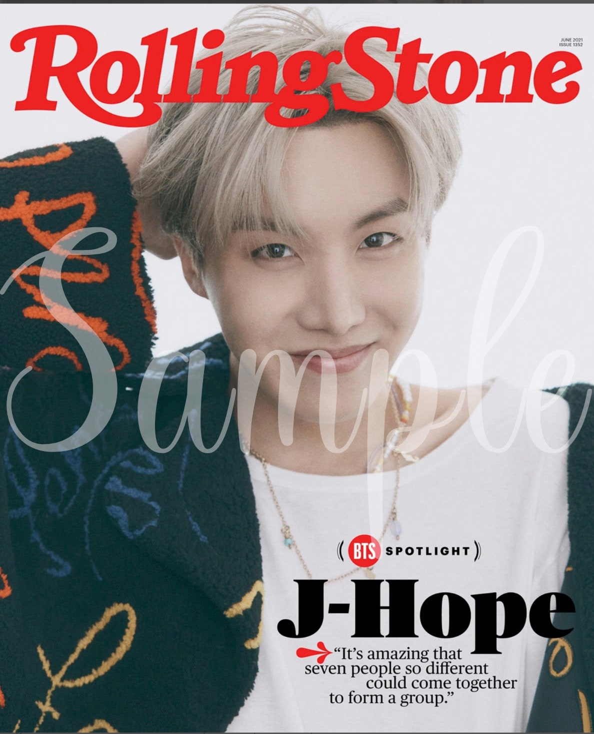 BTS on the cover of Rolling Stones Magazine 2021 - Etsy 日本