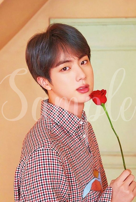 BTS JIN Aka World Wide Handsome - Etsy Israel