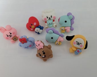 BT21 Pins ( 3D not flat)