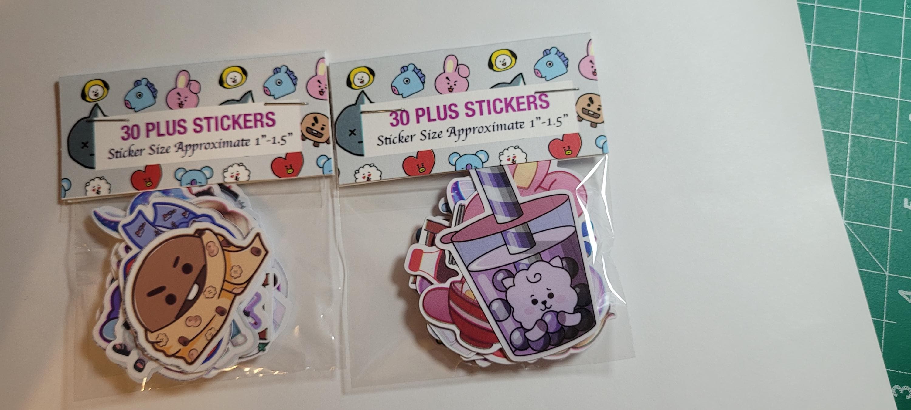 BTS シール 30枚 Bag of 30 PLUS BTS Stickers - Etsy