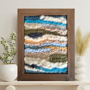 Framed woven art / Framed weaving / Wall hanging / Wall decor / Wall hanging woven / Textile art / Wall Art / Woven tapestries