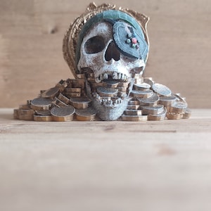 Chester Copperpot, Goonies skull, decoration, Goonies statue, Goonies decor