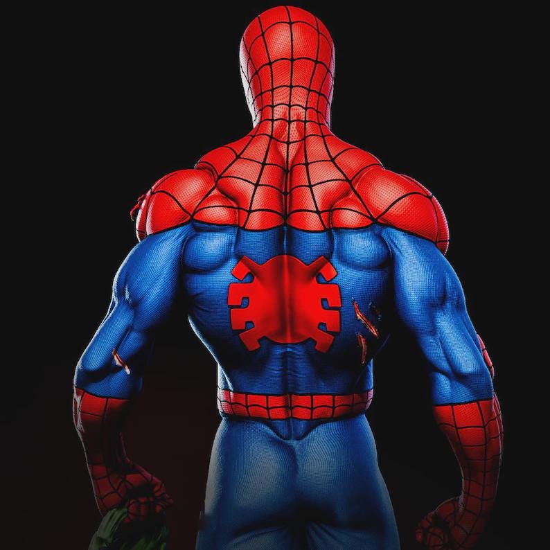3D printed Spiderman figure image 2