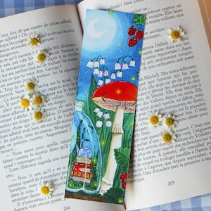Bookmark &quot;The fairy cup&quot; - Art print - watercolor illustration