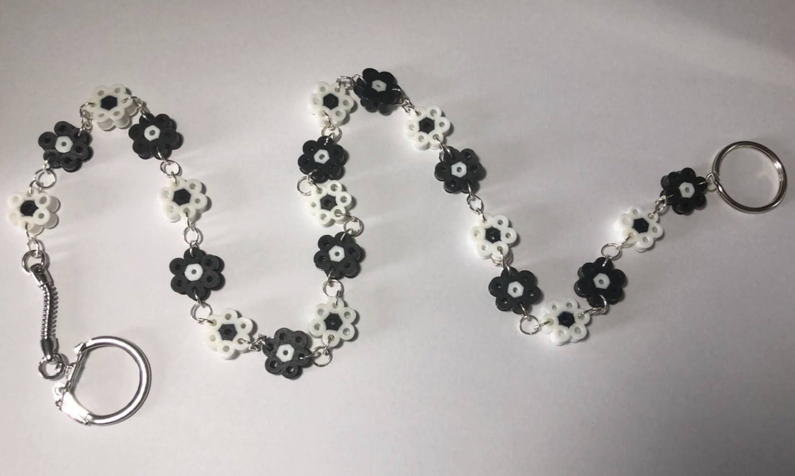 ON SALE Perler Bead Flower Chain Etsy