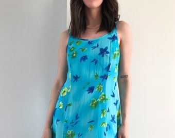 Vintage Floral Slip Dress