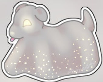 Ghost Puppy Sticker