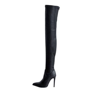Over the Knee Thigh High Heeled Boots - Etsy