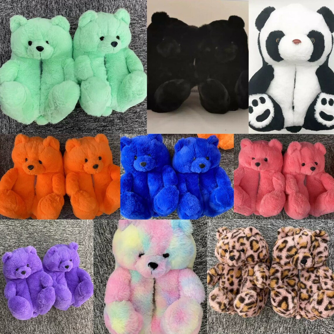 teddy bear slippers