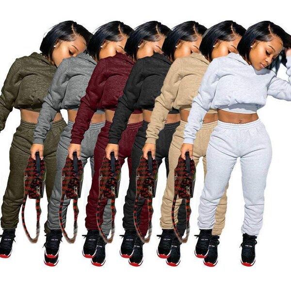 Women's Two Piece Sweatsuit - Etsy