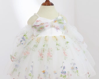 Boho Lace Flower Girl Dress, Rustic White Wedding Dress, Will You Be My Flower Girl Proposal, Bohemian Dresses, Boho Flower Girl Dress