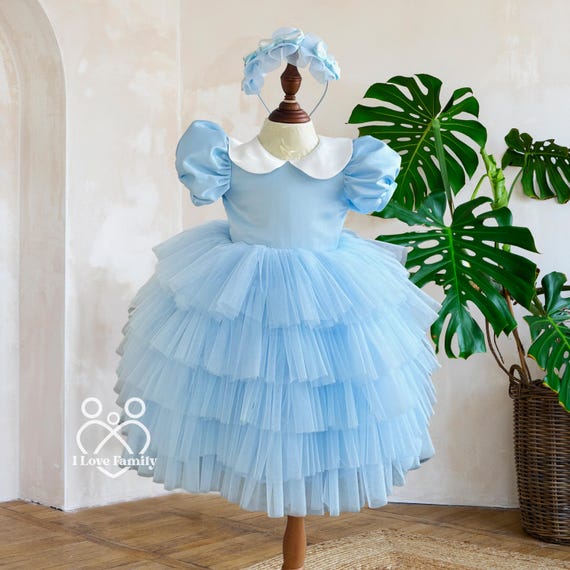 Blue Sequin Ribbon Baby Girl Wedding Dress, Birthday Pearl Stone Tutu Dress, Birthday Outfit, Princess Style Dress, Puffy Dress, Tulle Dress Blue Sequin Ribbon Baby Girl Wedding Dress, Birthday Pearl Stone Tutu Dress, Birthday Outfit, Princess Style Dress, Puffy Dress, Tulle Dress
