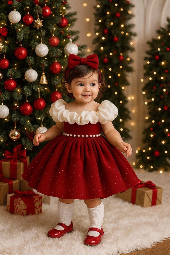 baby holiday dresses for christmas Princess Dress/Girls Holiday Dresses/Baby Girl Christmas Dress – The Dress  Kingdom