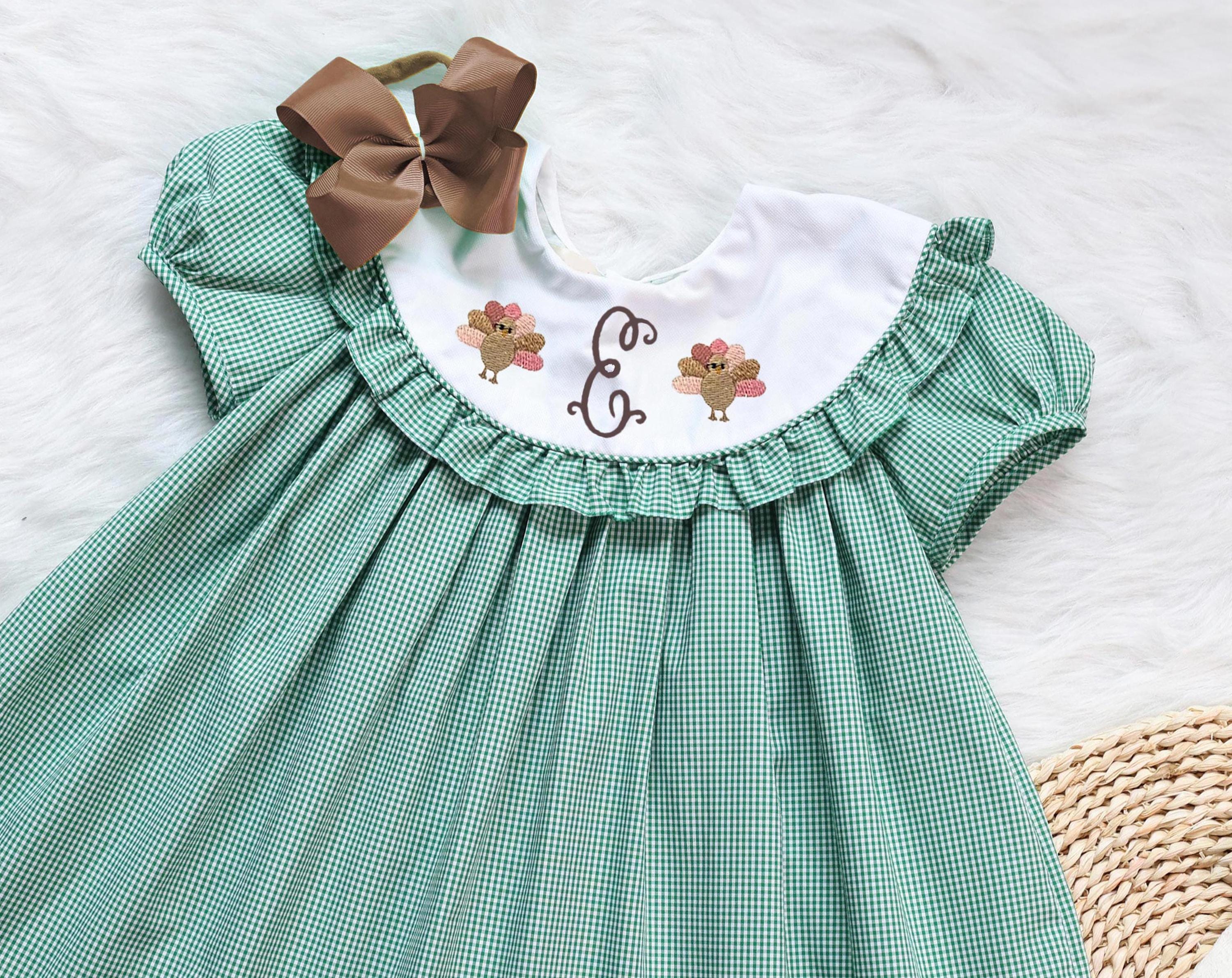 dresses for the fall Navy Classic Smocked Dress & Bloomers for Baby Girls 2y main image 1