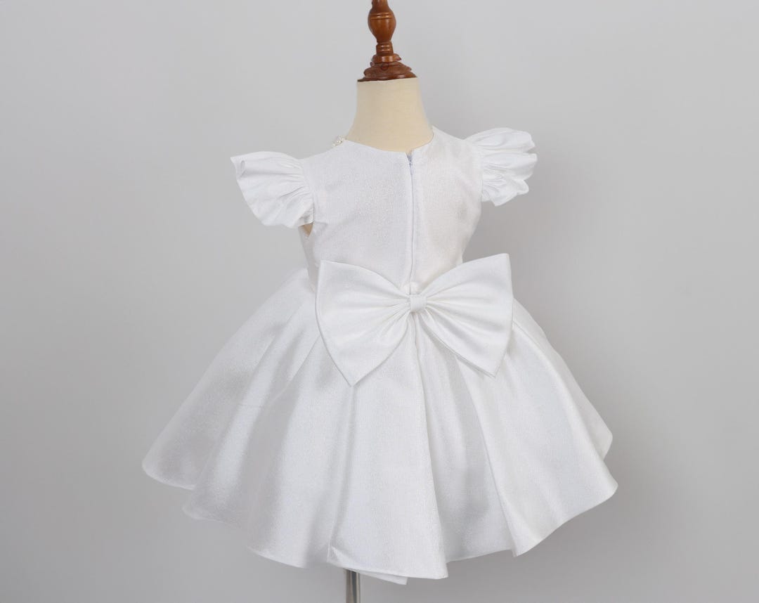 Carter's Toddler Girl Floral Puff Sleeve Dress - Ivory
