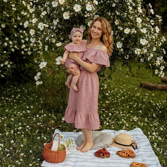 mommy and me easter dresses Light Pink Matching Dresses, me, mathching outfits, mothers day matching or family photos last minute mommy & me