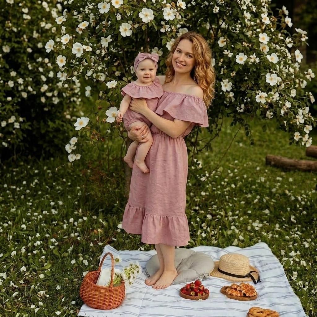 princess polly baby blue dress Bohemian Floral Mommy & Me Matching Dresses