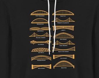Pittsburgh Bridges Hoodie