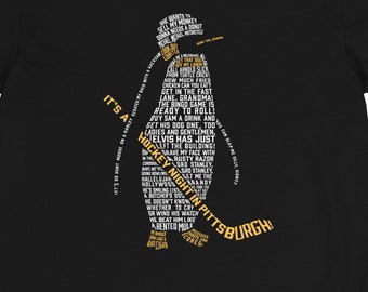 Mike Lange Penguins Long Sleeve T-Shirt