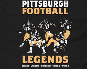 Pittsburgh Football Legends Heavyweight T-Shirt - Steelers