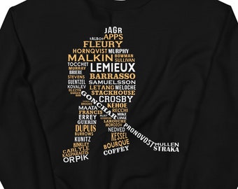 Pittsburgh Hockey Greats Crewneck Sweatshirt - Penguins