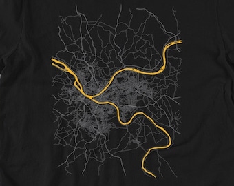 Pittsburgh Map Tee