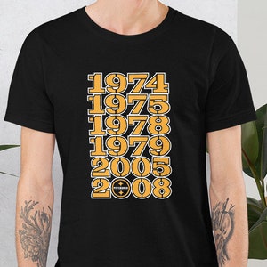 Steelers Super Bowl Years T-Shirt, Football Tee, Pittsburgh