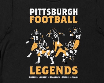Pittsburgh Football Legends Tee - Pittsburgh Steelers Tee