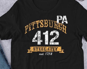 Pittsburgh 412 Steel City Tee