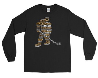 Pittsburgh Hockey Greats Heavyweight Long Sleeve Shirt
