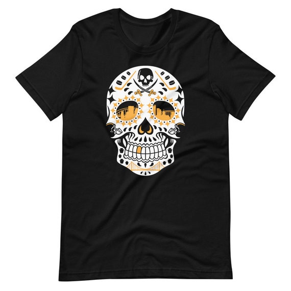 Pittsburgh Sugar Skull T-shirt Pirates 