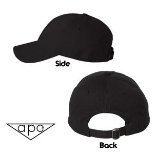 Anpassad logotyp broderad basebollkeps unisex justerbar pappahatt bild 2