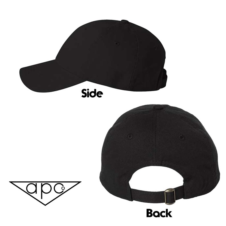 Personalized Text Embroidered Unisex Baseball Cap, Adjustable Hat, Custom Text Hat, Custom Unisex Dad Hat image 2