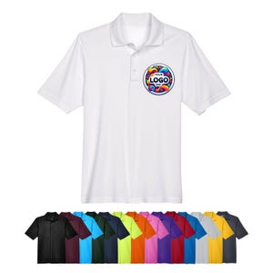 Geborduurde prestatiepolo met aangepast logo - Gepersonaliseerde zakelijke kleding