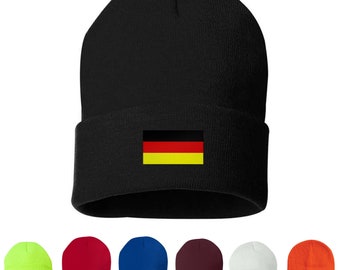 Germania Bandiera Ricamato Berretto Unisex, Skull Cap