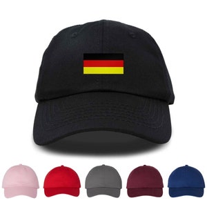 Germany Flag Embroidered Unisex Baseball Cap, Adjustable Hat