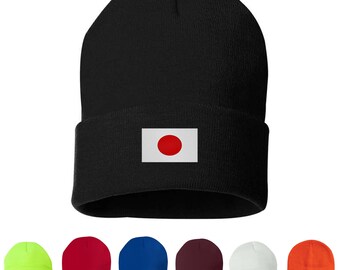 Bandiera del Giappone Berretto unisex ricamato, Skull Cap