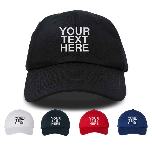 Custom Embroidered Kids Baseball Caps Etsy