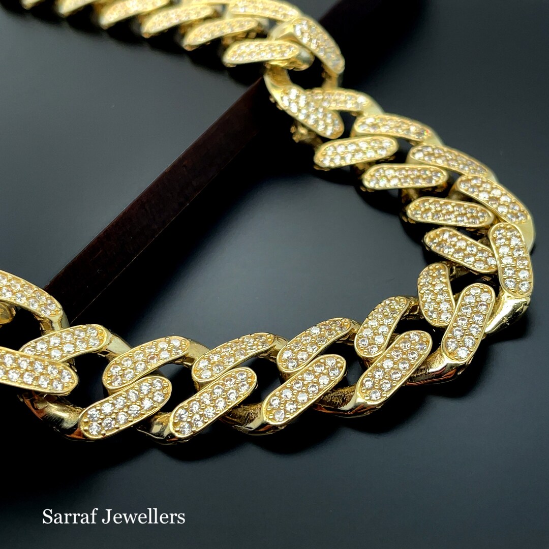 Cuban Chain 40cm Solid Yellow Gold 18kt 99933010045