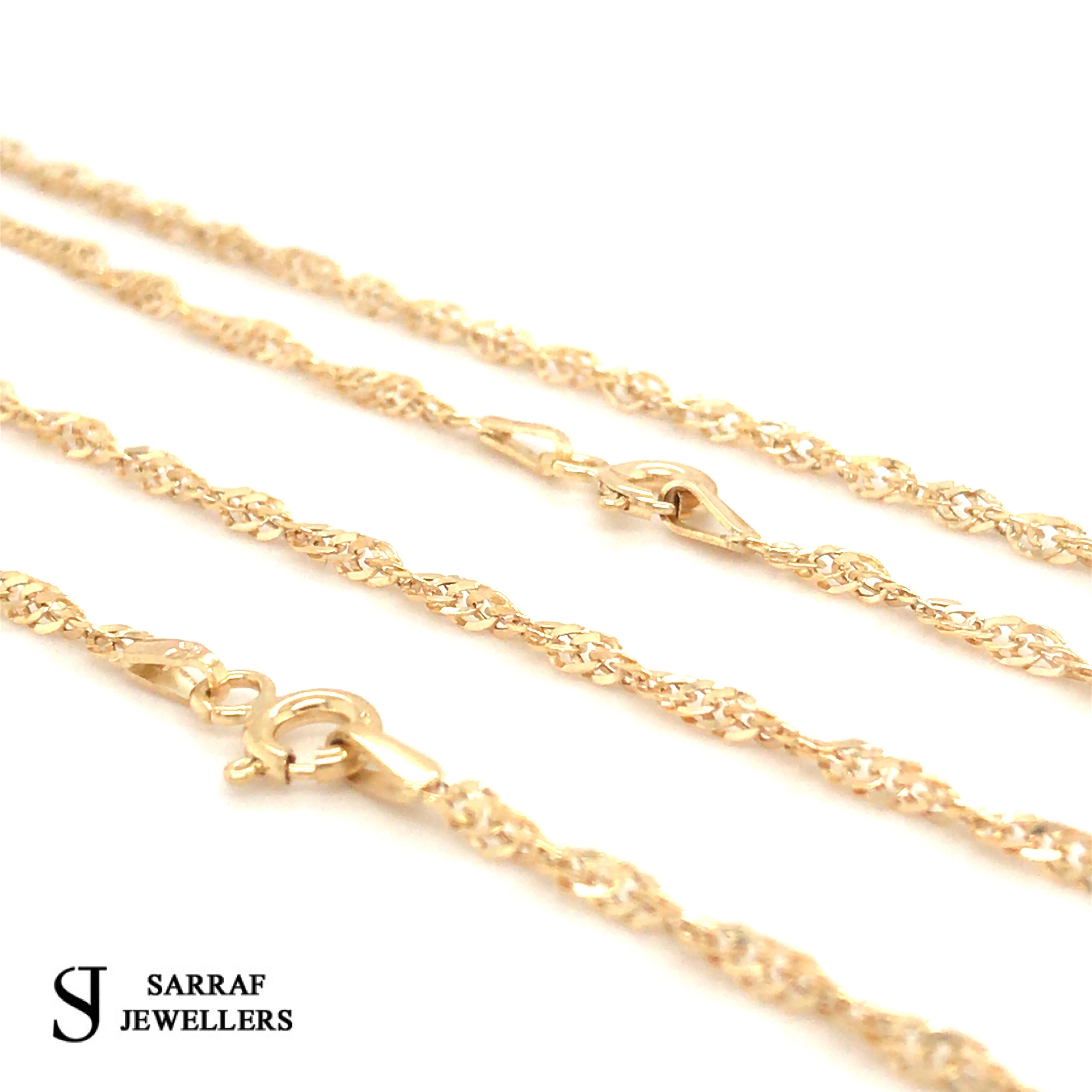 Gold Chain Necklace Singapore Long Link 