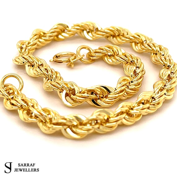 Gold Elegant Rope Bracelet