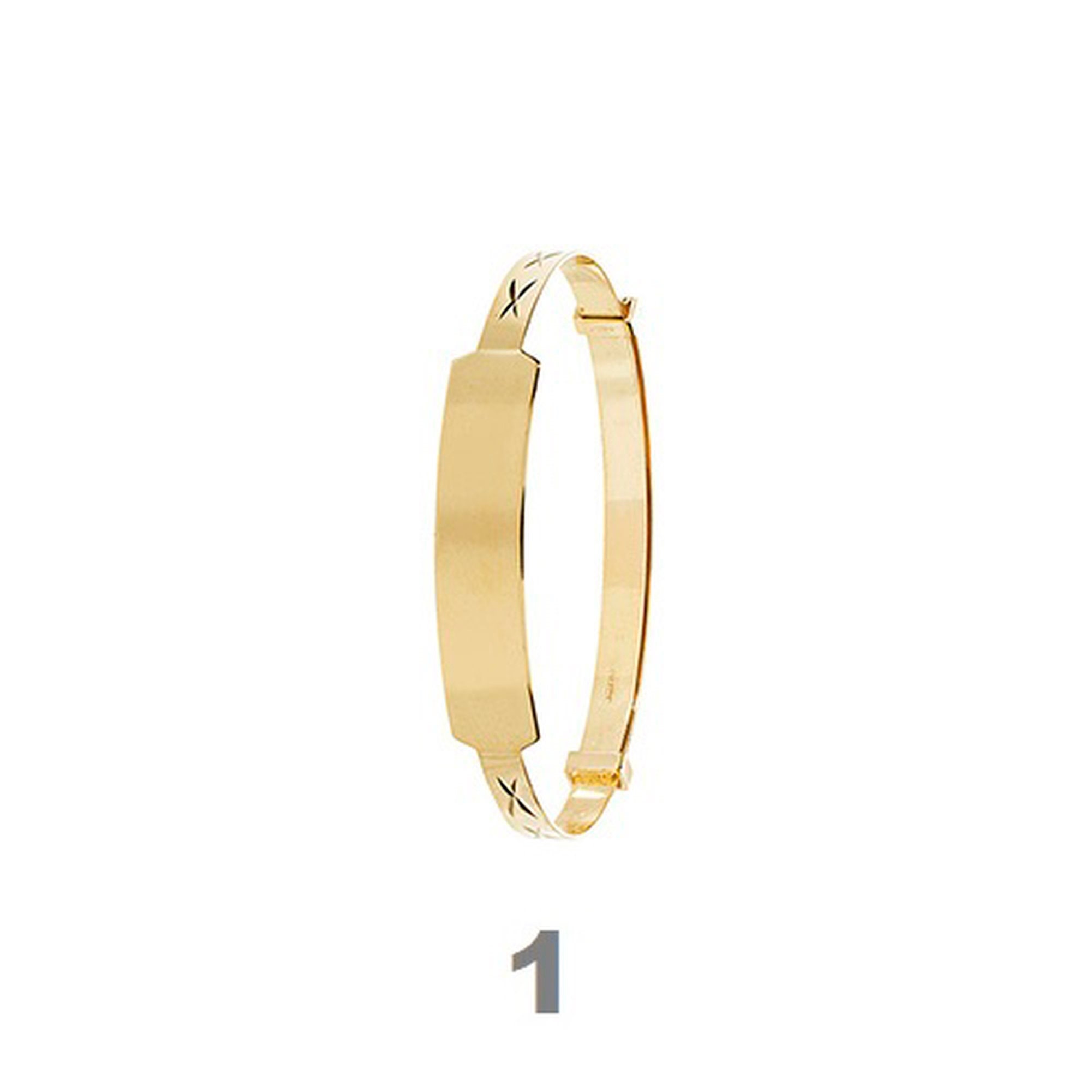 9ct gold personalised baby deals bangle