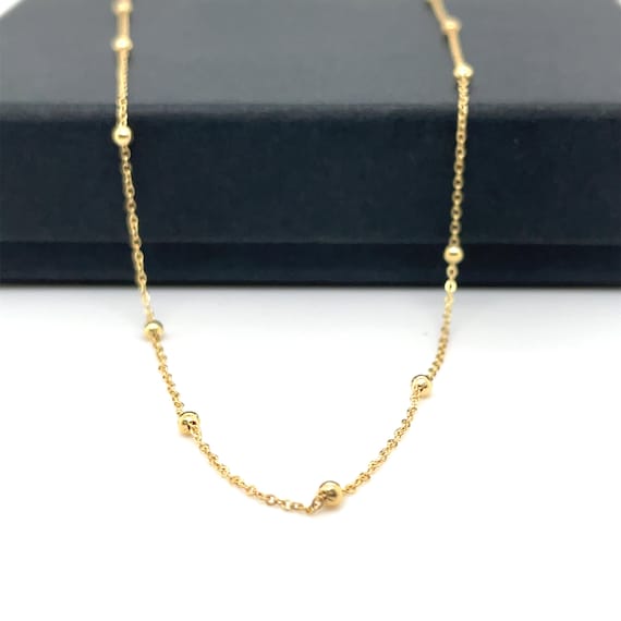 Collana Oro Giallo 750 Oro 18 KT Grammi 1,65 Catenina modello Fune
