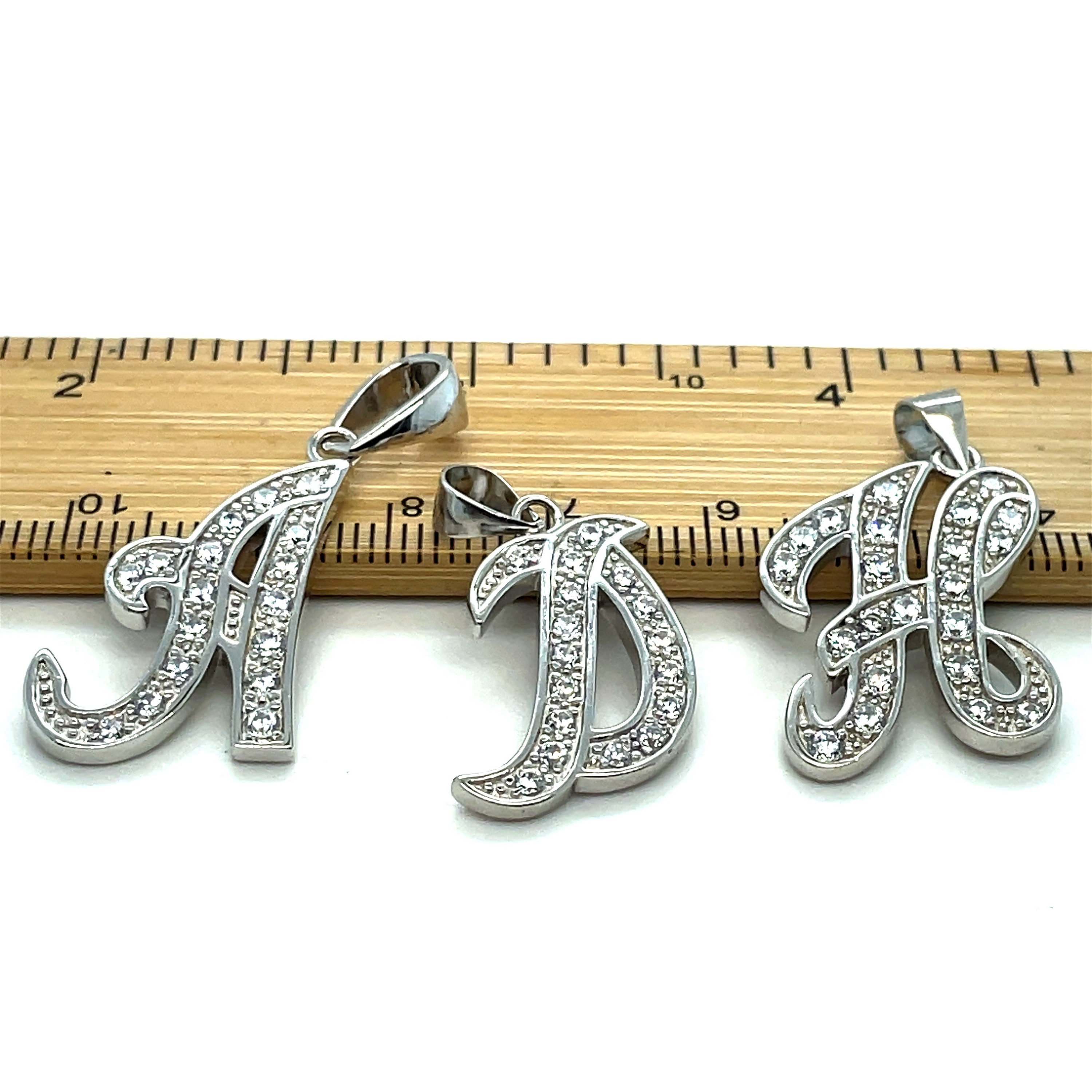 Collier Femme Pendentif Lettres Strass Argent - Ras Du Cou, Réglable, Cadeau Délicat