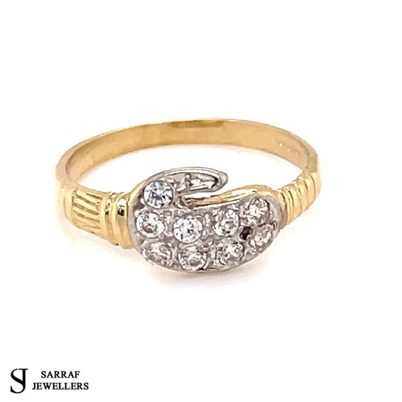 9ct gold boxing glove ring clearance