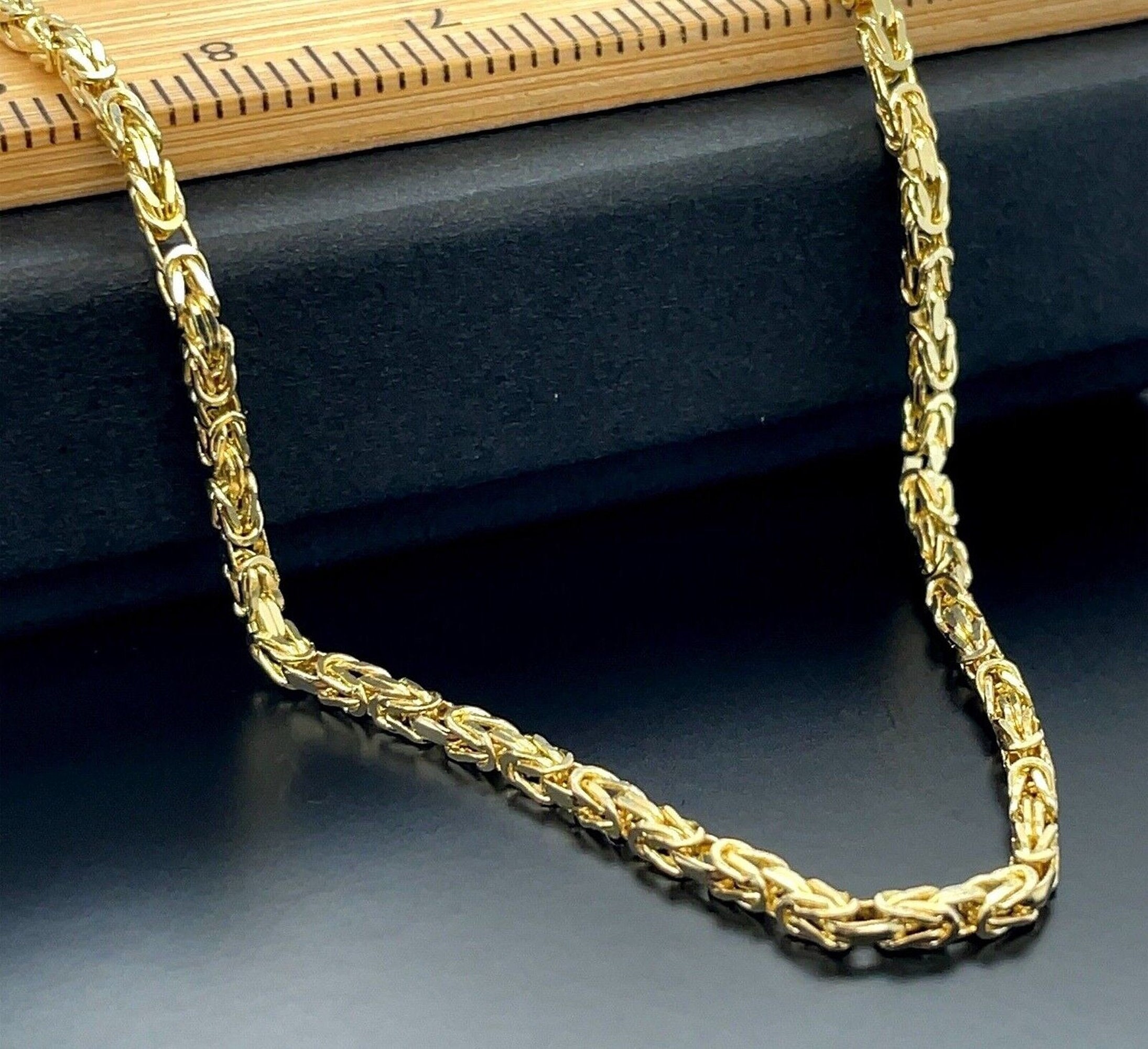 18in 14K Yellow Gold Vermeil Rope Chain (3.4mm)