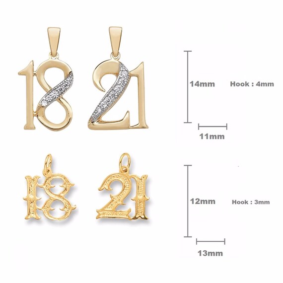Sterling Silver 18th Birthday Key Pendant & Chain. : Amazon.co.uk: Fashion