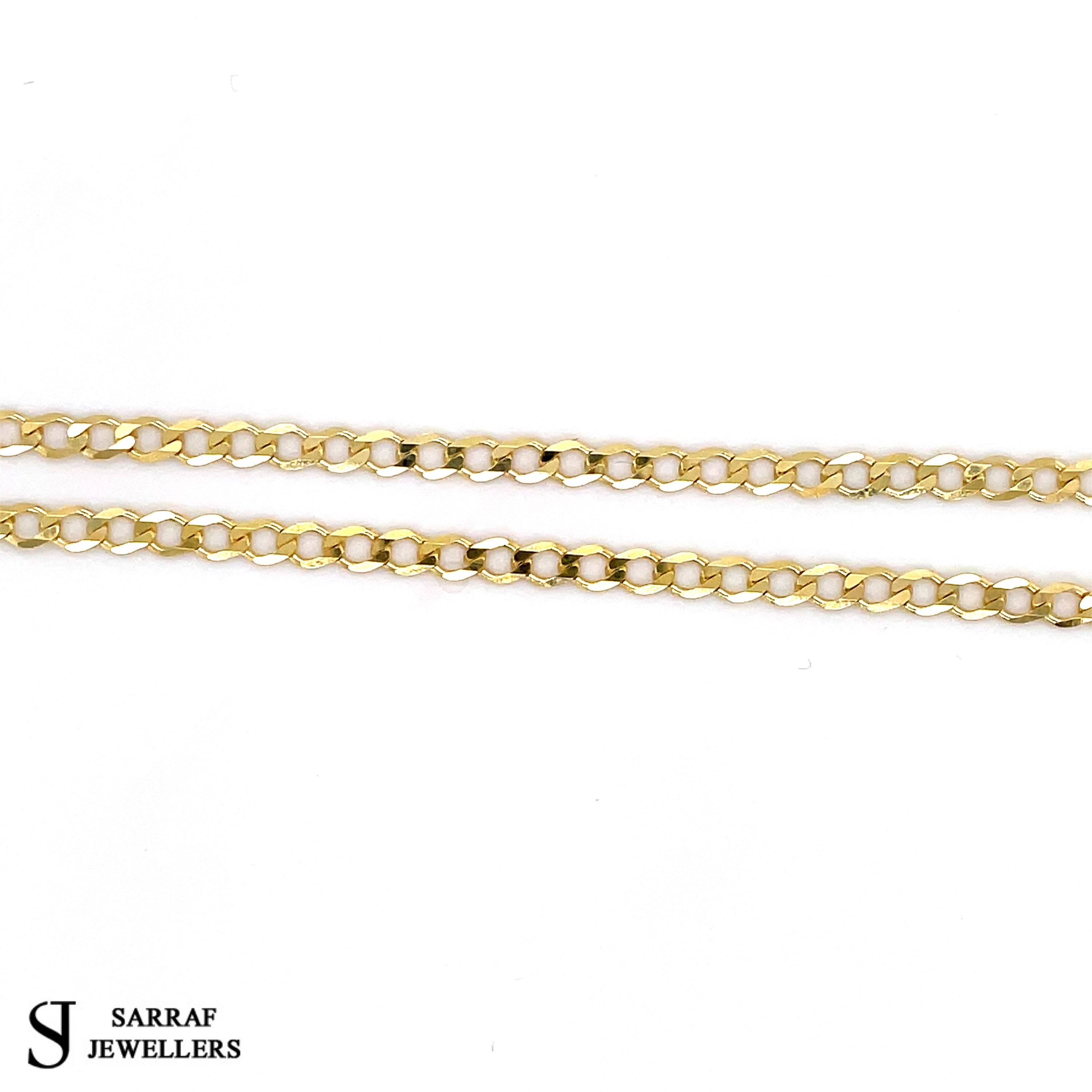 Real 10K Yellow Gold Mariner Anchor Chain Anklet – 2mm Wide, 10 Inches Long, Solid 10K Gold, 1.60 Grams 3 thumbnail image